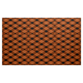 Tecido Gingham Verificado Laranja Queimado