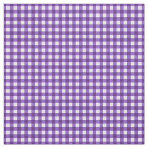 Tecido Gingham Verificado Roxo de Uva para Lulas Doméstic