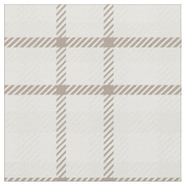 Tecido Gingham xadrez neutro café latte listras