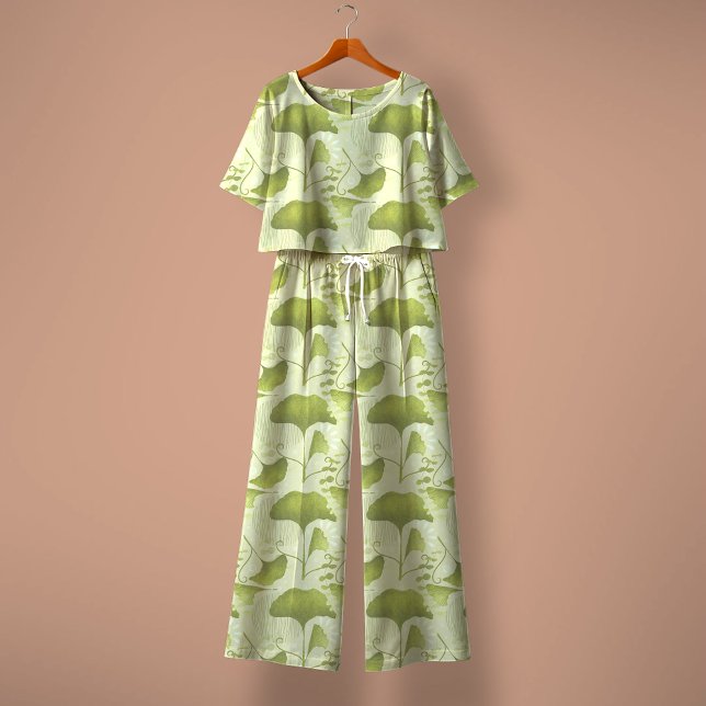 Tecido Ginkgo Green (Criador carregado)