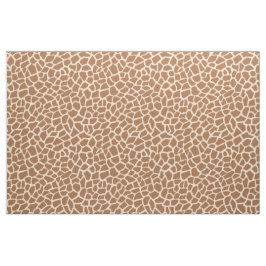 Tecido Giraffe Animal Print Light Yellow e Brown