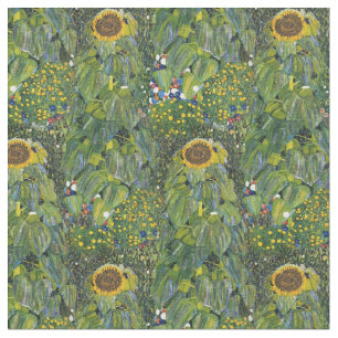 Tecido Girassol por Gustav Klimt