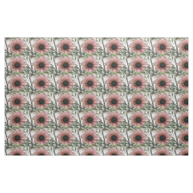Tecido Girassol rosa pálido (Fat Quarter)