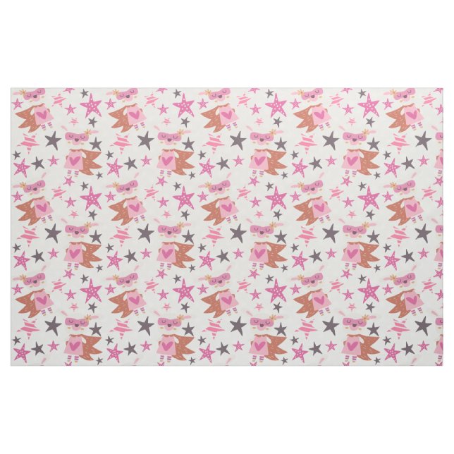 Tecido Girly Bunny Super Hero (Fat Quarter)