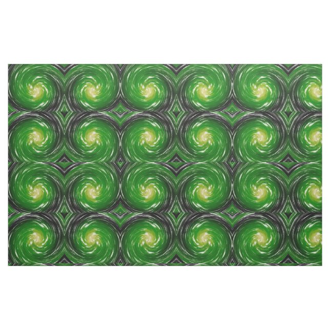 Tecido Giro Verde Abstrato Art (Fat Quarter)