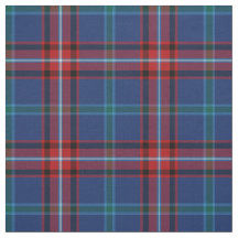 Glenn Tartan Pattern Blue Irish Xadrez