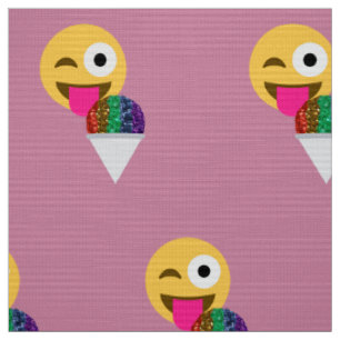 tecido glitter piscar os olhos emoji