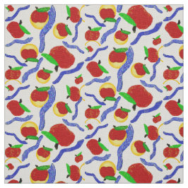 Tecido Glitter Rosh Hashanah xurrava maçãs e mel