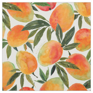 Tecido GO MANGO GO Tropical Fruta Padrão