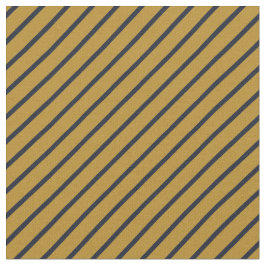 Tecido Gold & Navy Stripes