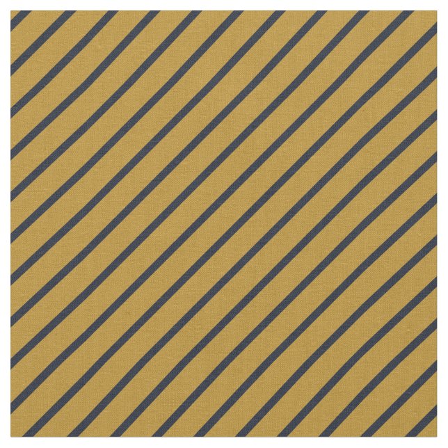 Tecido Gold & Navy Stripes (Detalhe)