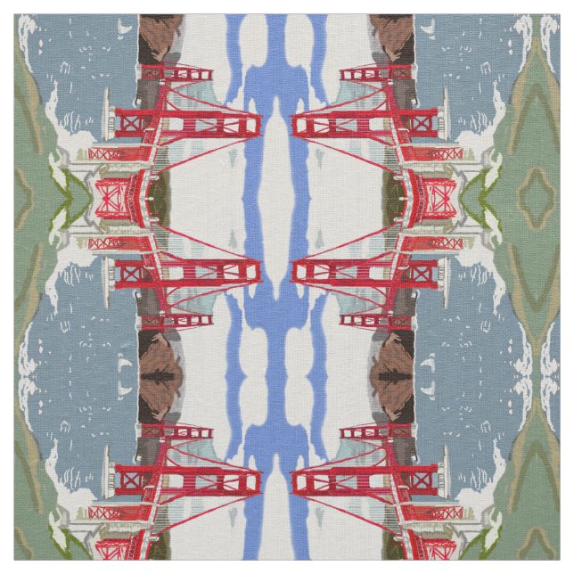 Tecido Golden gate bridge (Modelo)