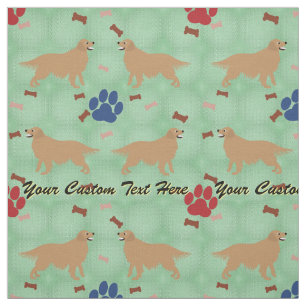 Tecido Golden retriever - personalize