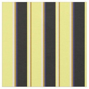 Tecido Goldenrod, Bisque, Amarelo, Negro e Azul-Meia-Noit