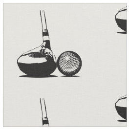 Tecido Golf Ball and Club