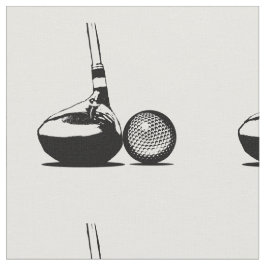 Tecido Golf Ball and Club