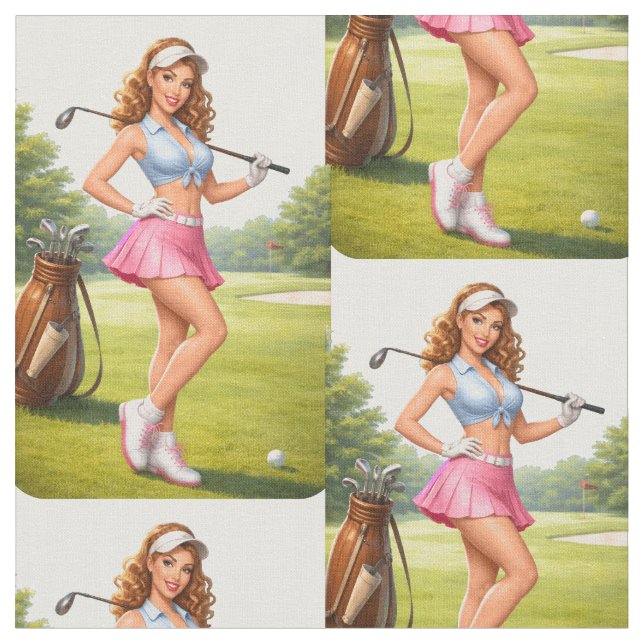 Tecido Golfista Feminina em Forma Thunder_Cove (Detalhe)