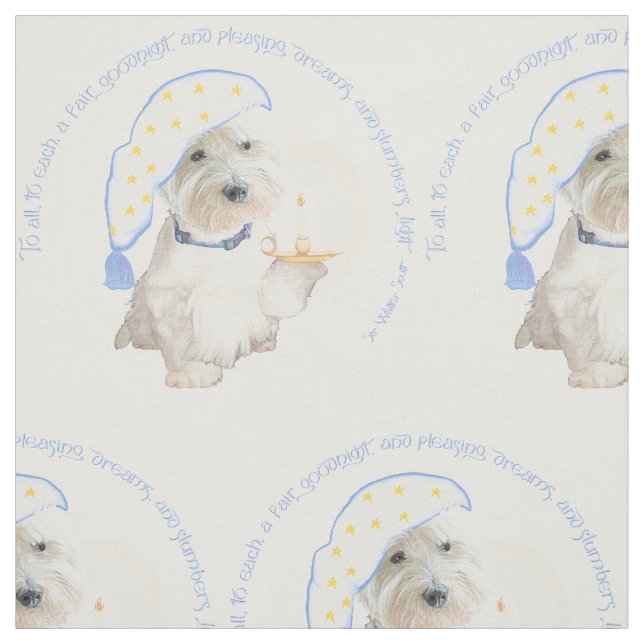 Tecido Goodnight Westie (Modelo)