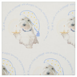Tecido Goodnight Westie