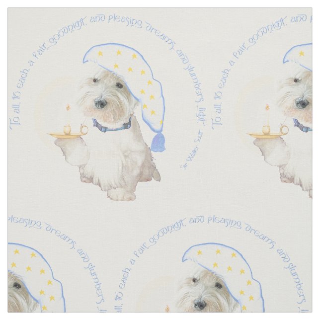 Tecido Goodnight Westie (Modelo)