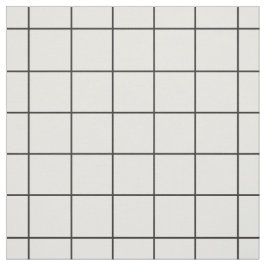 Tecido Grade Preta e Branca