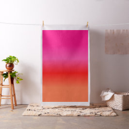 Tecido Gradiente rosa, vermelho e laranja