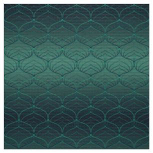 Tecido Gradiente verde em estilo art déco.