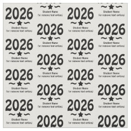 Tecido Graduation Star Class of 2026 Grad