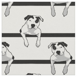 Tecido Gráfico do T-Osso do pitbull