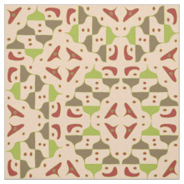 Tecido Gráfico Moderno do Boho Retro