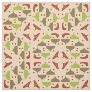 Tecido Gráfico Moderno do Boho Retro
