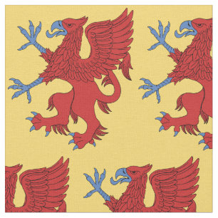 Tecido Grafin Rampant Gules