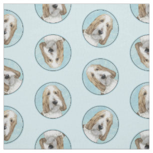 Tecido Grand Basset Griffon Vendeen GBGV Arte Original de