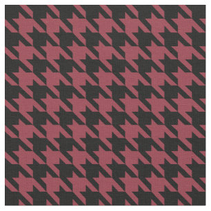 Tecido Grandada e Houndstooth preto