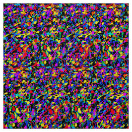 Tecido Grande Splatter - Poplin de Poliéster