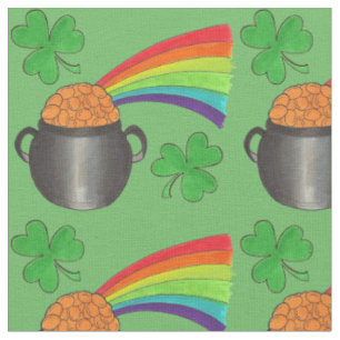 Tecido Grebow Shamrock Saint Patrick's Day