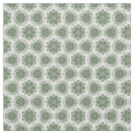 Tecido Green Geometry Mandala