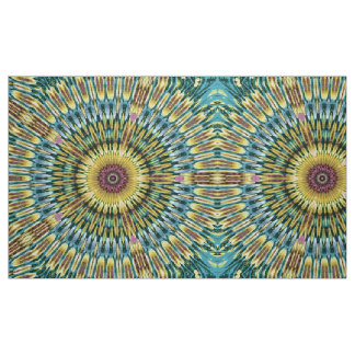 Tecido Green Kaleidoscope Summer Fabric