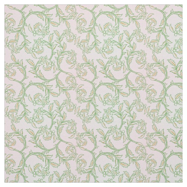 Tecido Green Vine Pattern Decorative Textile Fabric (Modelo)