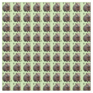 Tecido Green Wombat Brick Pattern