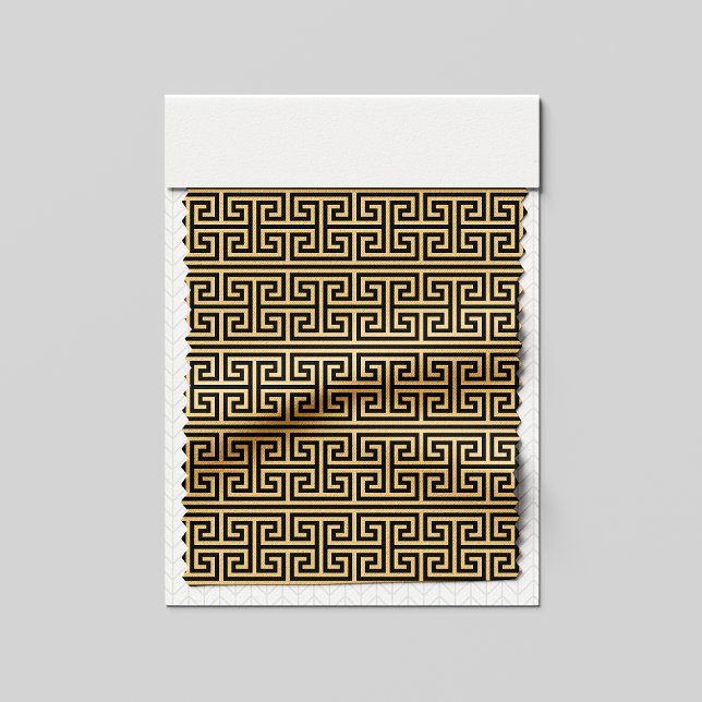 Tecido Grego Meander Key Square H Patterno Brown (Criador carregado)