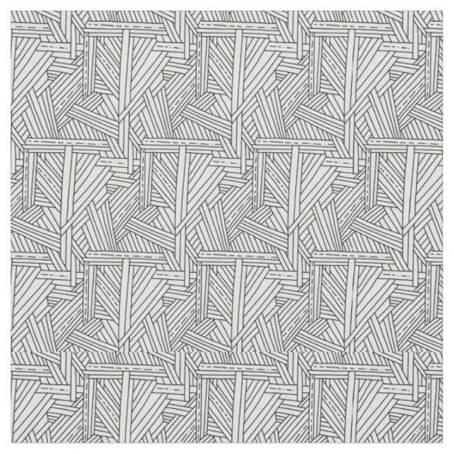 Tecido Grelha de linhas de rattan  (Detalhe)