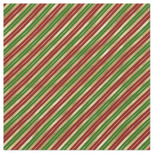 Tecido Greve de Natal Verde Dourado