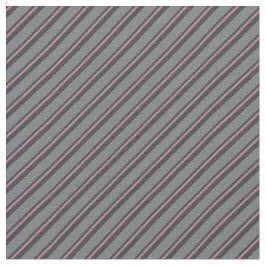Tecido Grey & Pink Stripes
