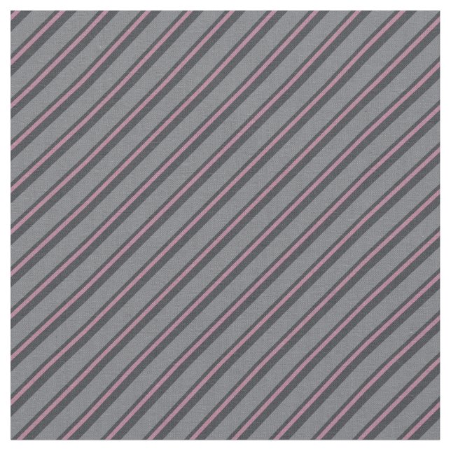Tecido Grey & Pink Stripes (Detalhe)