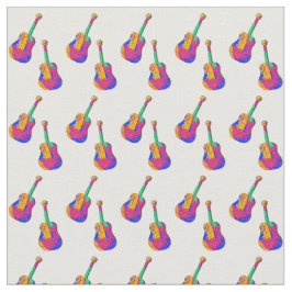 Tecido Groovy Guitar Pattern