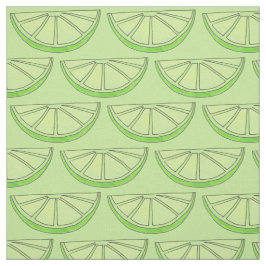Tecido Grove de Fruta de Citros da Fatia de Limão Verde