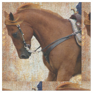 Tecido Grunge de Cavalo Ocidental