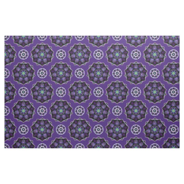 Tecido Guarda-chuva roxo & corações .7 (Fat Quarter)