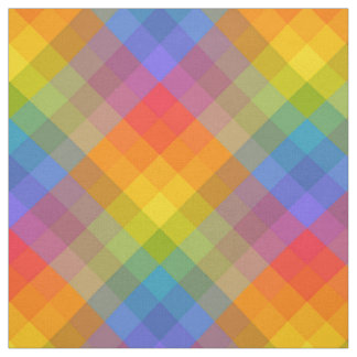 Tecido Guingão tropical do arco-íris